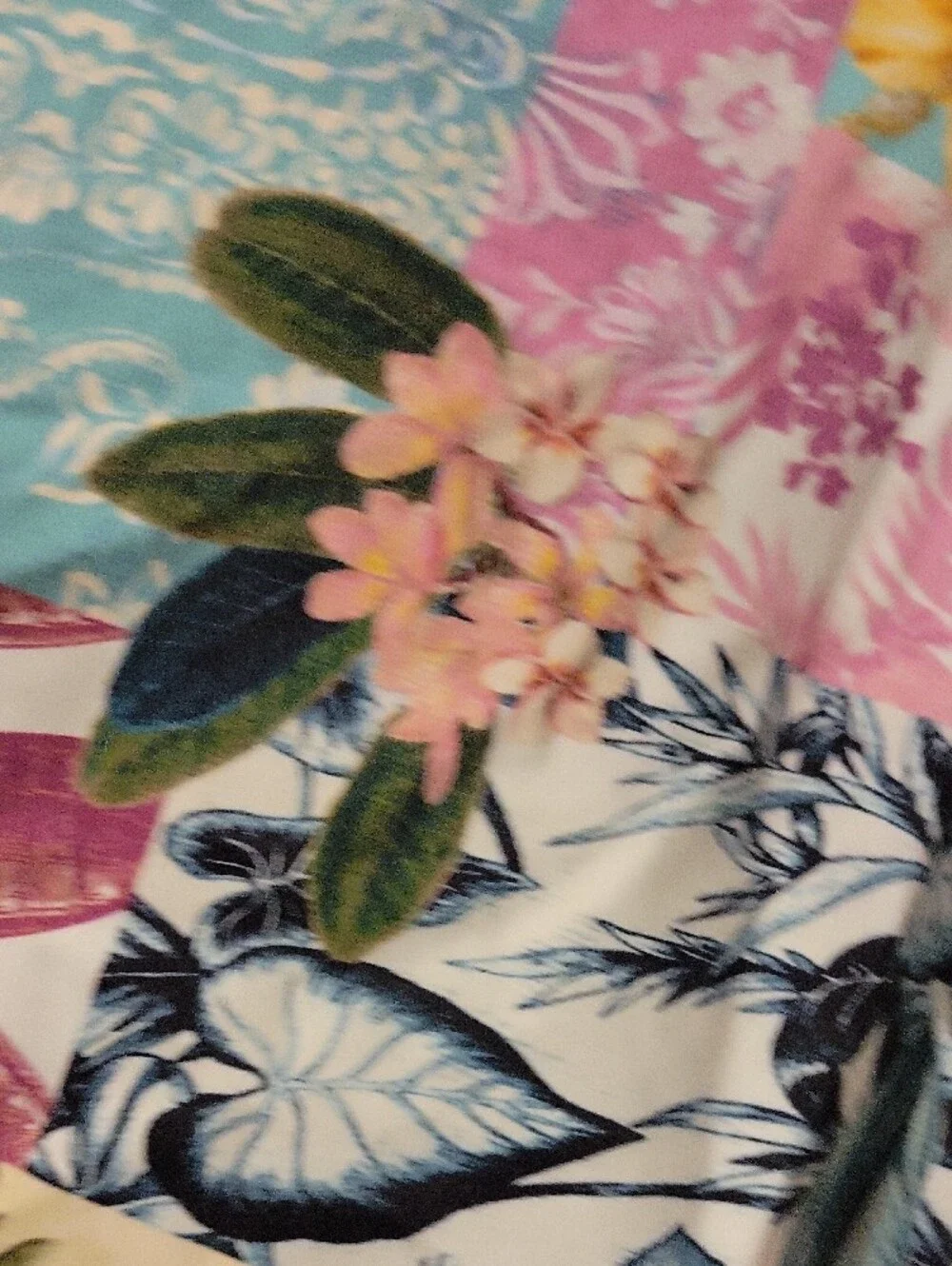 Torrid Tropical Floral Bikini Set in Pink, Blue, Yellow